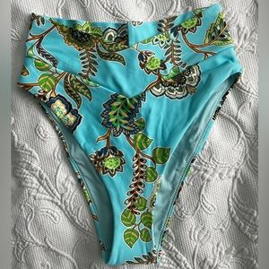 NWT Aerie high cut cheeky bikini bottoms size SMALL